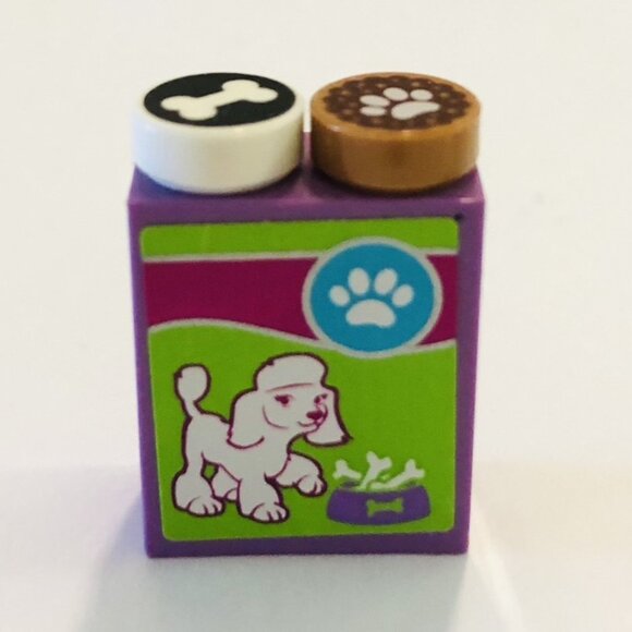 Lego Minifigures Lot Girl Pink Wand Friends Bunny Rabbit Dog Food Pet Dish - Picture 9 of 10